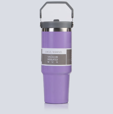 Portable Stainless Steel Travel Tumbler With Handle