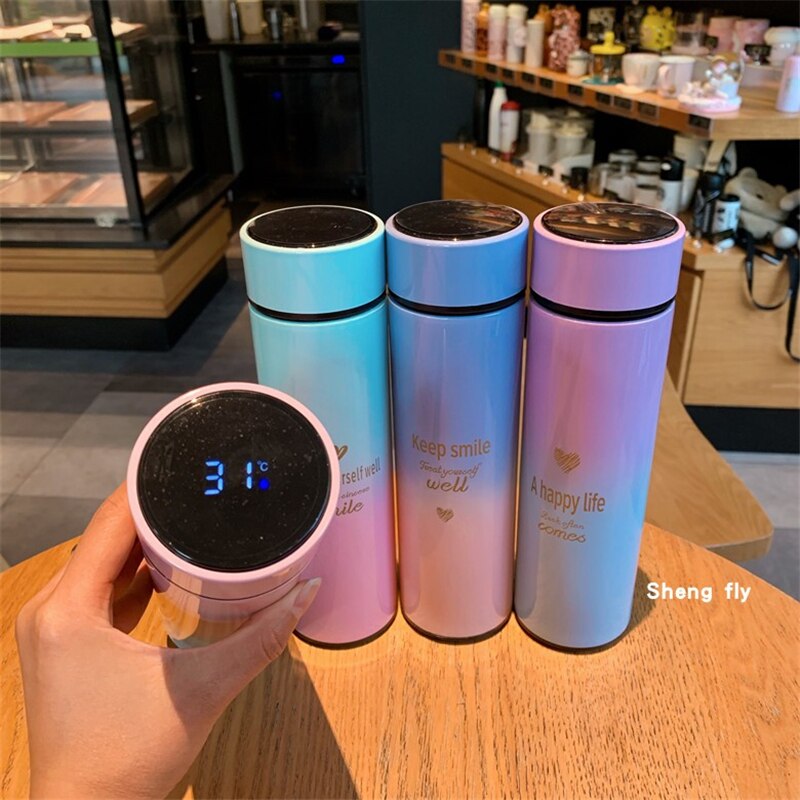 Gradient Stainless Steel Smart Temperature Cup