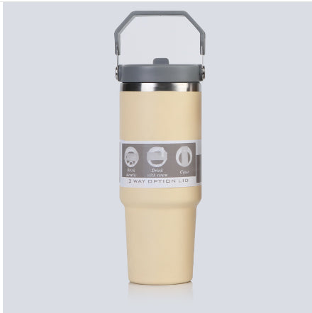 Portable Stainless Steel Travel Tumbler With Handle