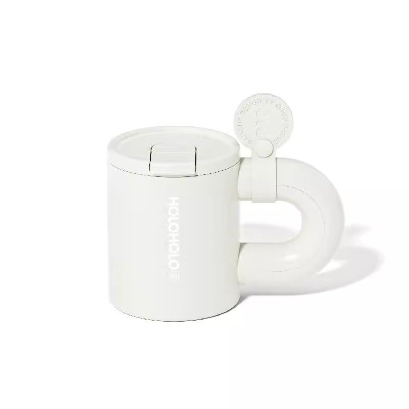 High-Temp Resistant Large-Capacity Water Bottle With Straw