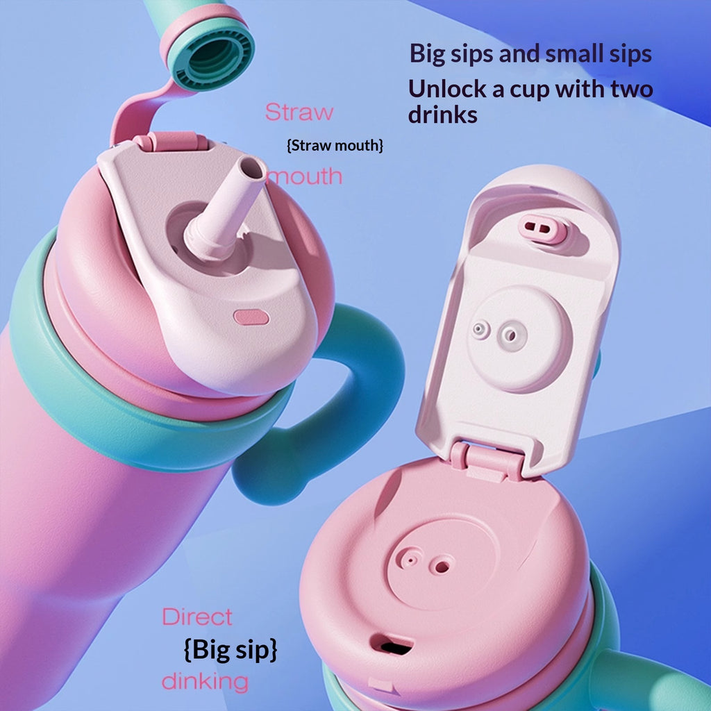 ColorPop Ceramic Straw Tumbler Cup