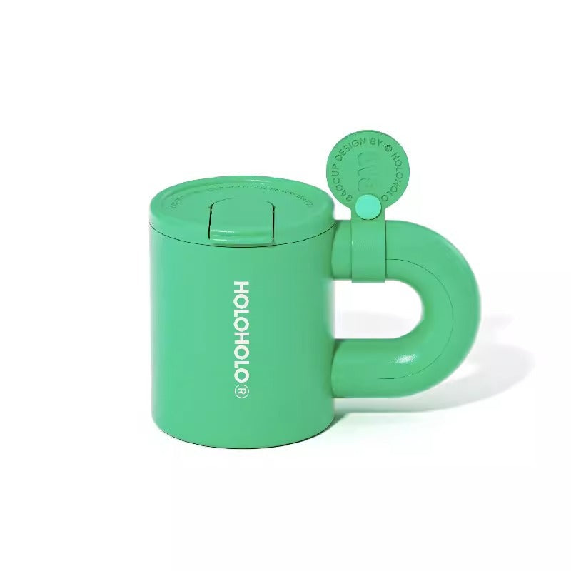 High-Temp Resistant Large-Capacity Water Bottle With Straw